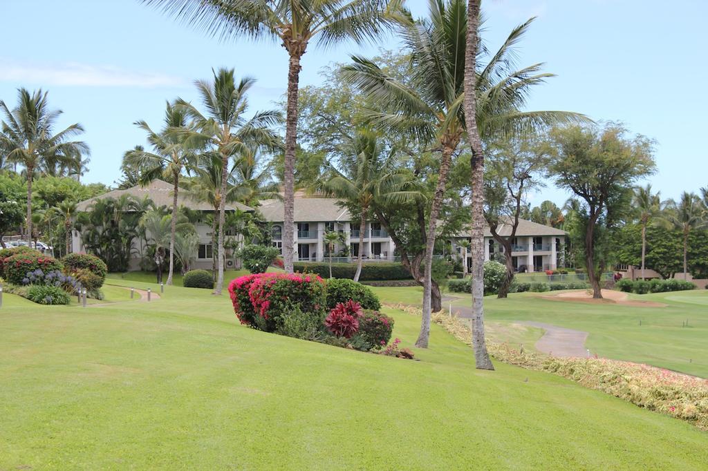 Well groomed fairways are alongside this property