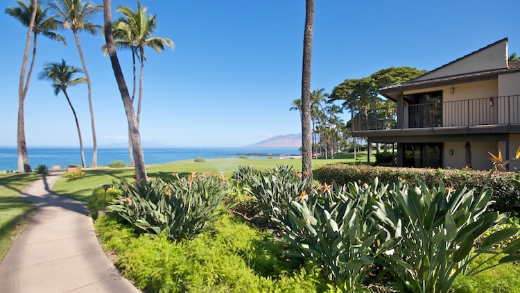 Views from Wailea Elua VIllage include neighboring islands