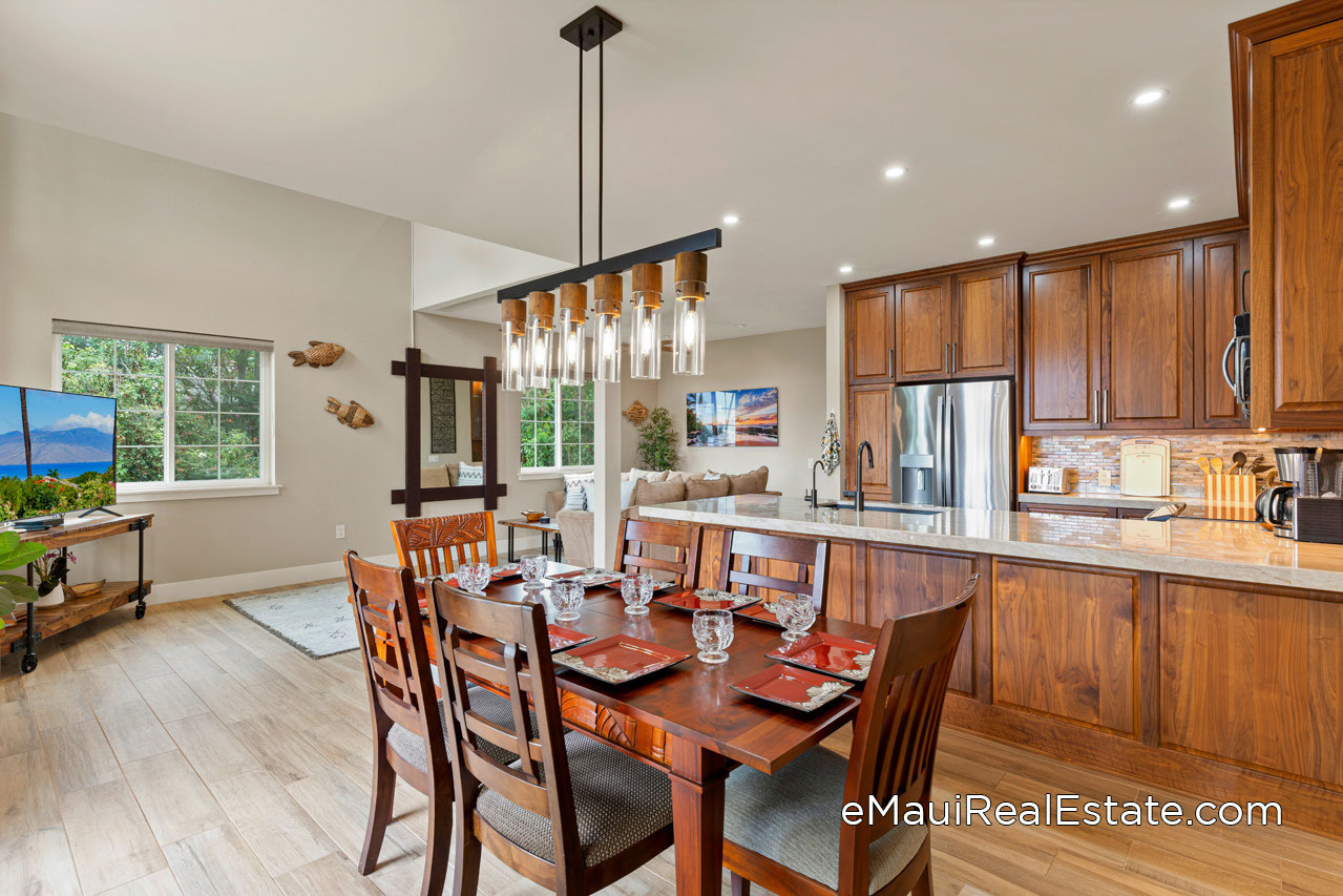 There's plenty of space for a formal dining area in the townhome units at Fairway Villas