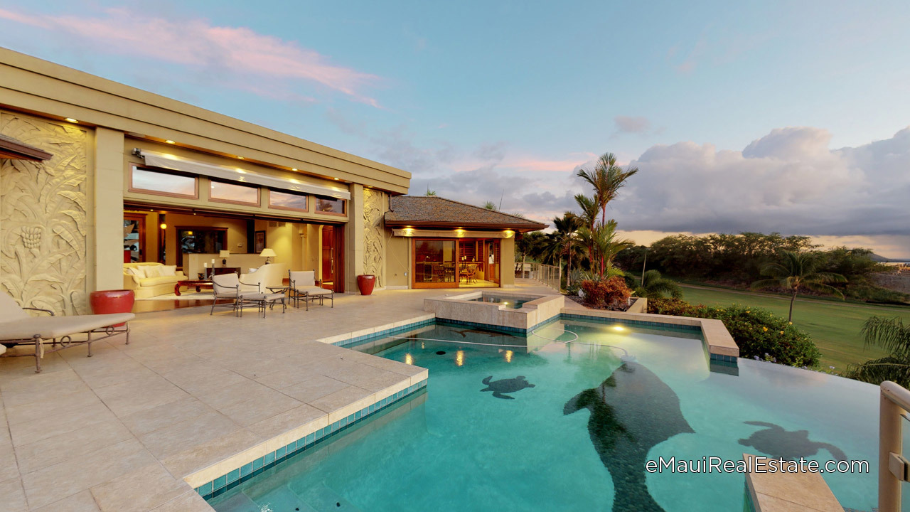 The Wailea Golf Vistas neighborhood has some of the finest custom homes in Wailea